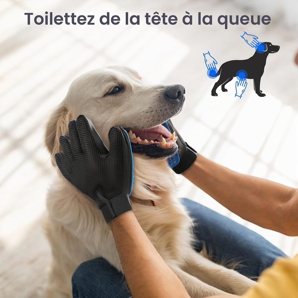 Gant de Toilettage pour Animaux de Compagnie - Neuf Jeux / jouets