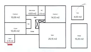  Appartement à vendre 3 pièces 79 m²