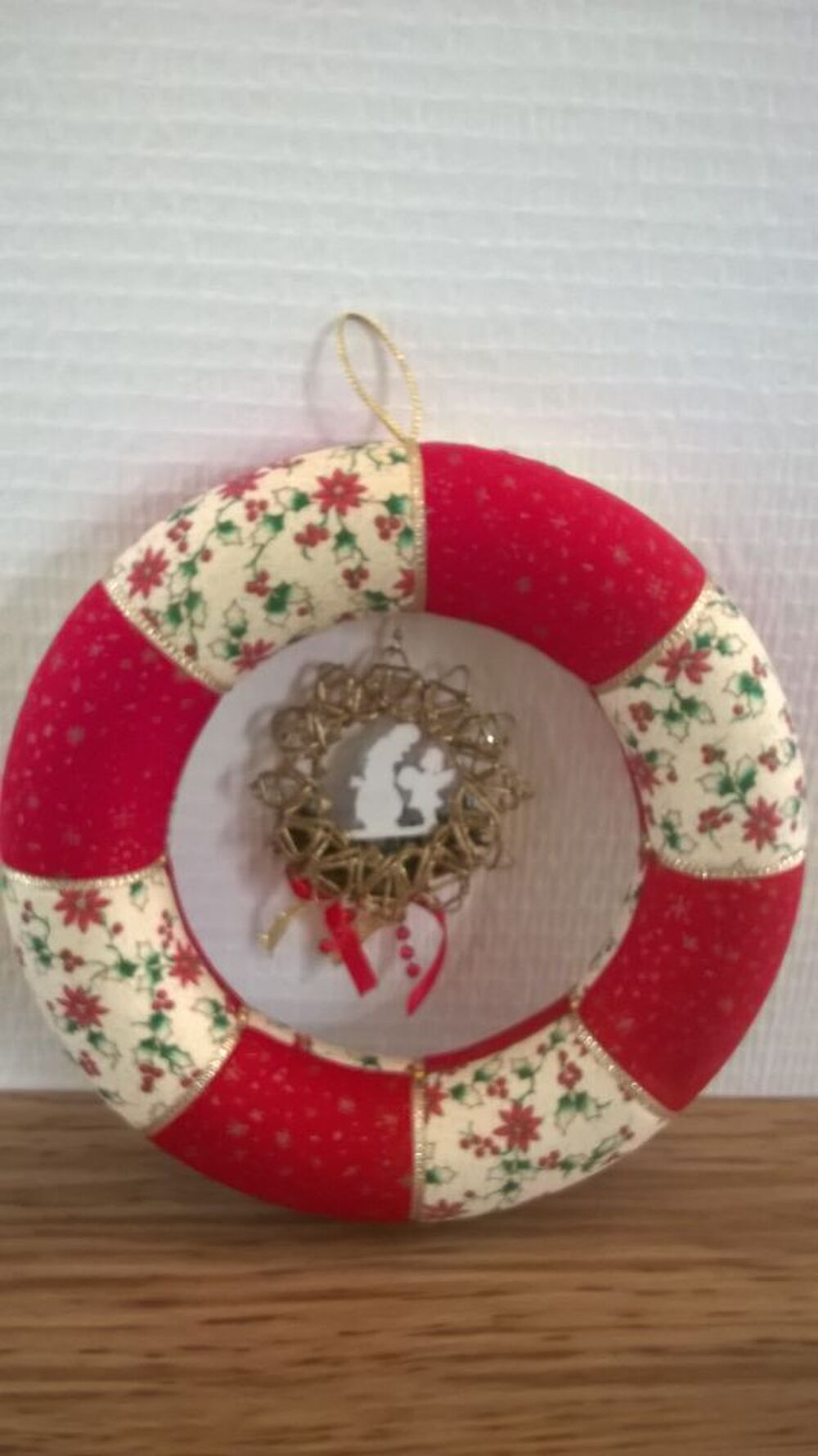 COURONNE NOEL ROUGE Décoration