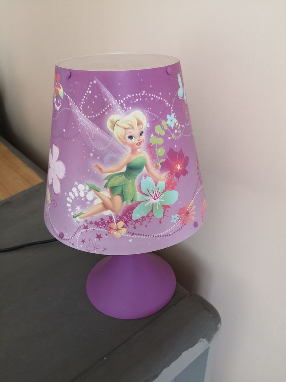 Lampe f&eacute;e clochette Décoration