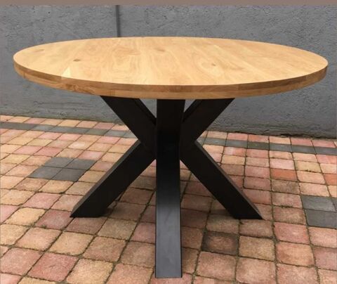 table   manger avec plateau en frne et pied en X sur mesure 1 Villeneuve-de-Berg (07)