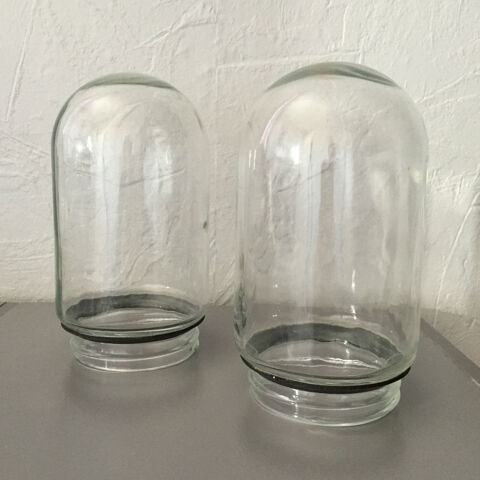 1 UN GLOBE OBUS VERRE SOUFFLÉ COL DE CYGNE LAMPE DE COUR ATE 15 Marseille 13 (13)