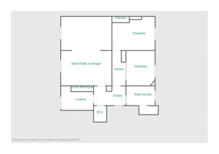  Appartement  louer 3 pices 74 m