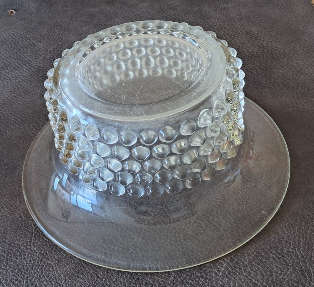 bol vide poche pot-pourri en verre transparent avec reflets Décoration