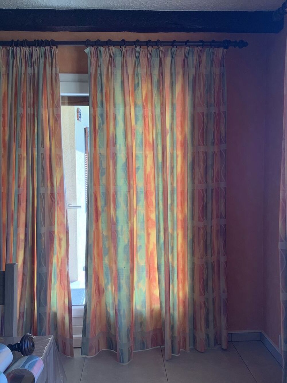 rideau. Décoration