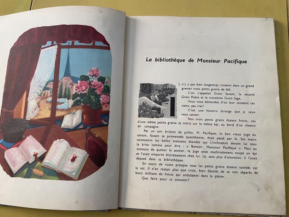 Livre ancien 1948/1950 Trois Petits Grains de Bl&eacute; BEAUCLAIR Livres et BD