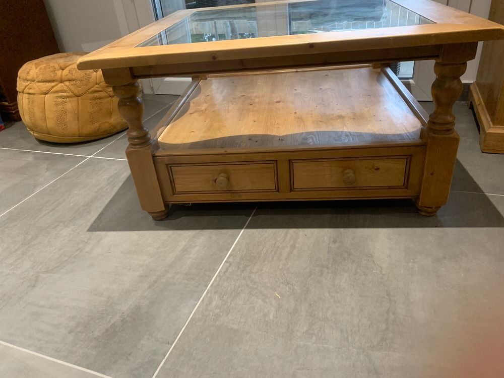 TABLE de SALON PIN MASSIF Meubles
