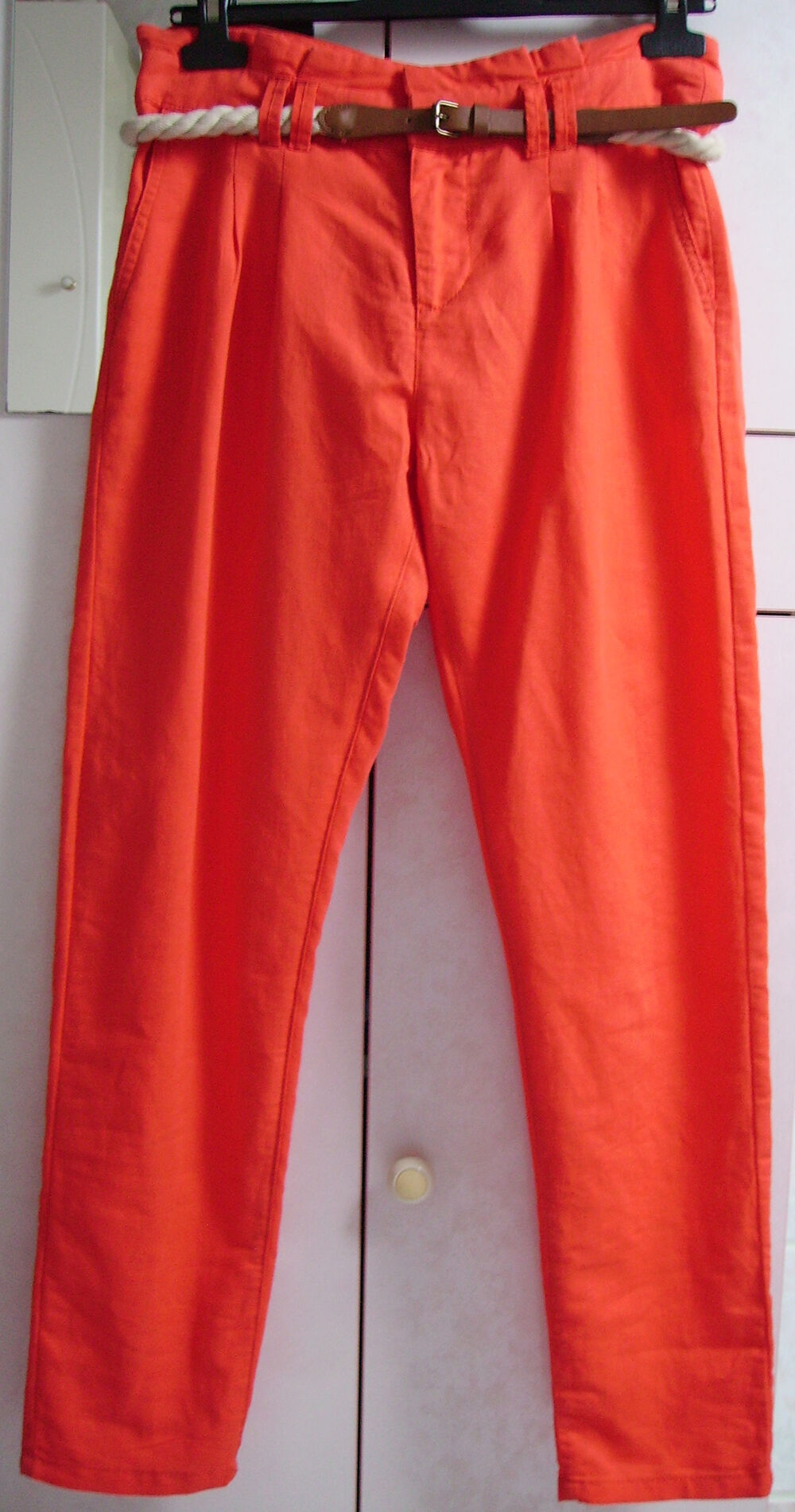 Pantalon lin Cache Cache 38 Vêtements