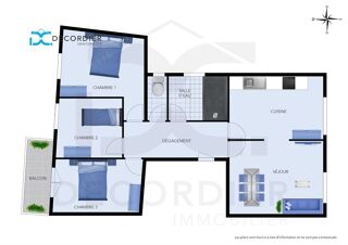 Appartement à vendre 4 pièces 86 m²
