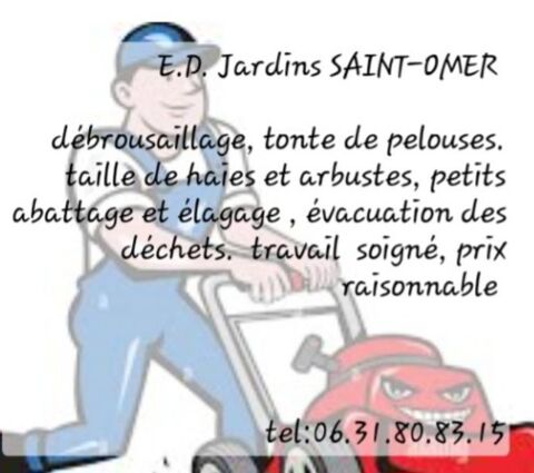 Travaux de jardinage 0 62500 Saint-omer