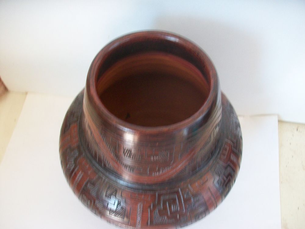Vase pot terre cuite marron Décoration