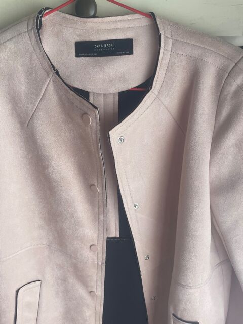 Veste rose clair Zara Basic 40 Nice (06)