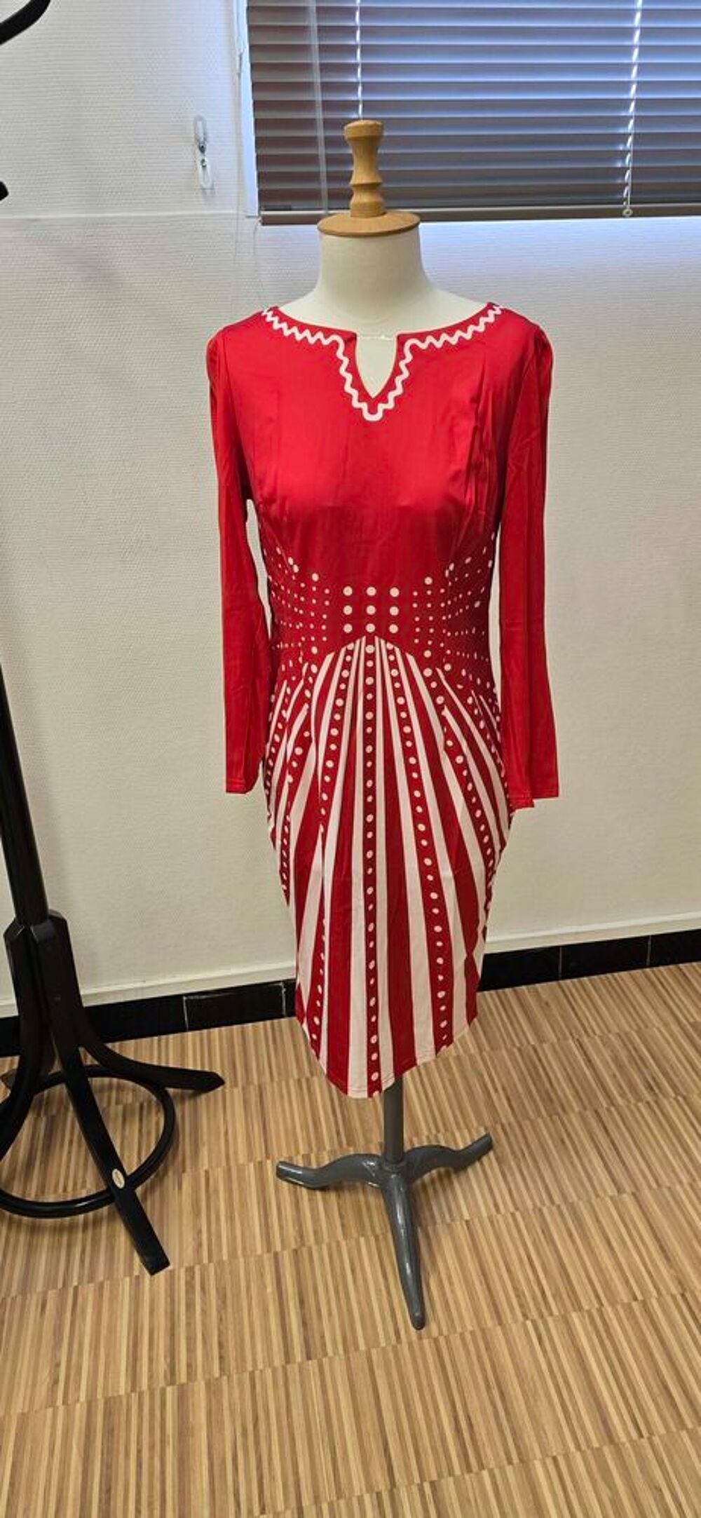 Robe moulante rouge Vêtements