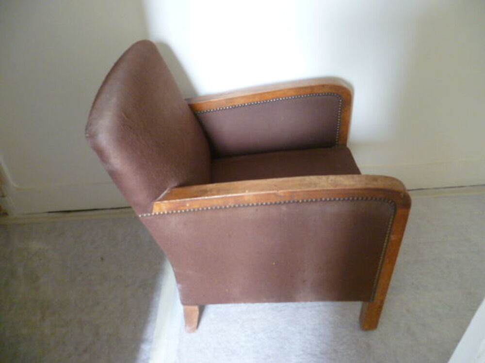 Tr&egrave;s beau fauteuil vintage style voltaire Meubles