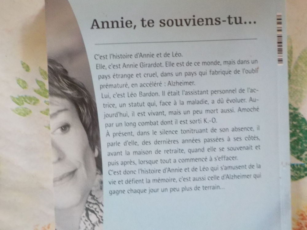 ANNIE, TE SOUVIENS-TU... par L&eacute;o BARDON Ed. Succ&egrave;s du Livre Livres et BD