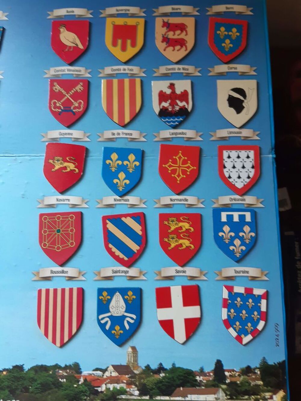 Magnets des blasons fran&ccedil;ais 
