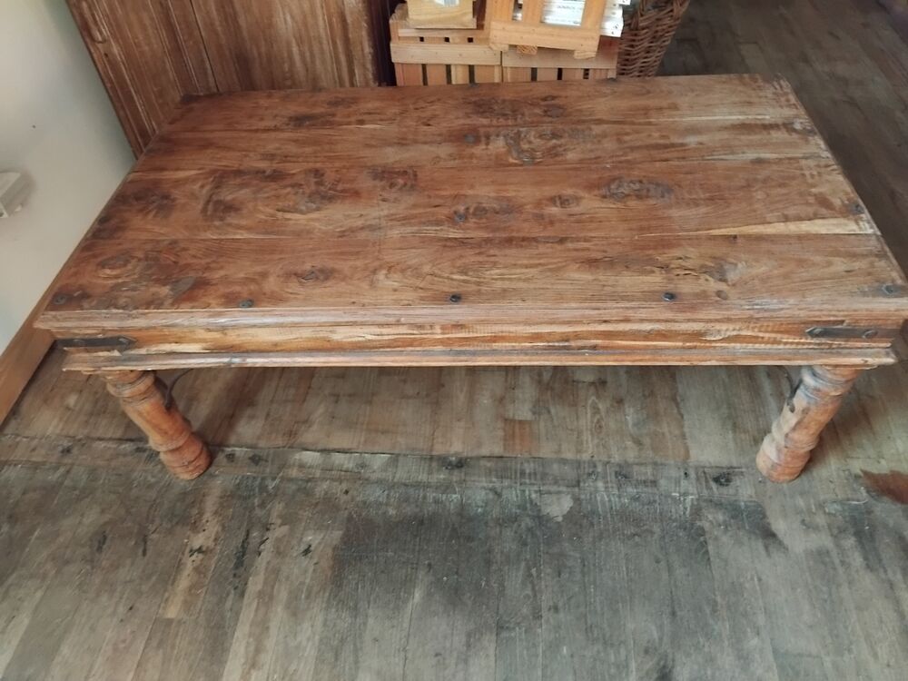 Table basse teck massif Meubles