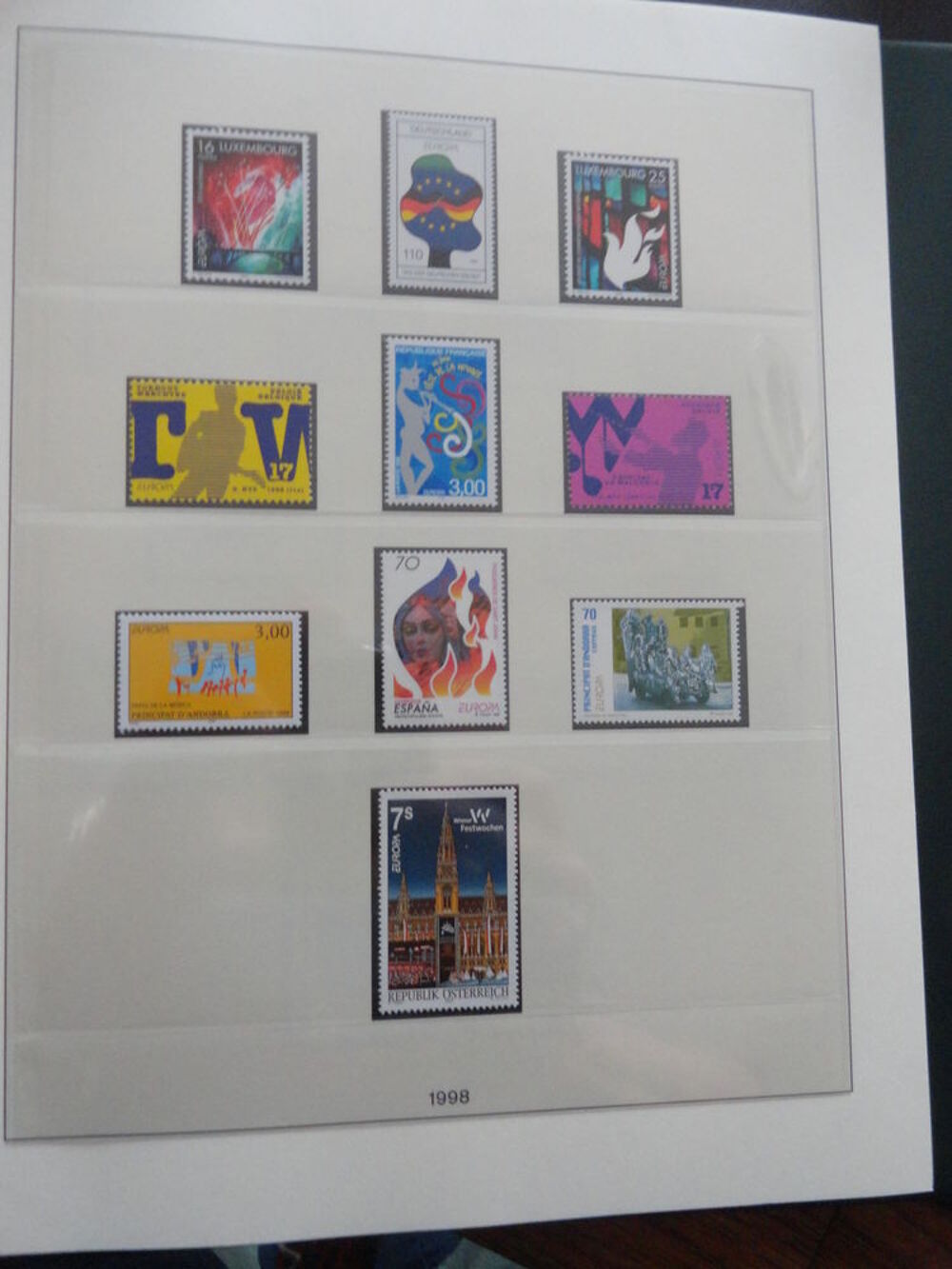 Timbres EUROPA Tous Pays 