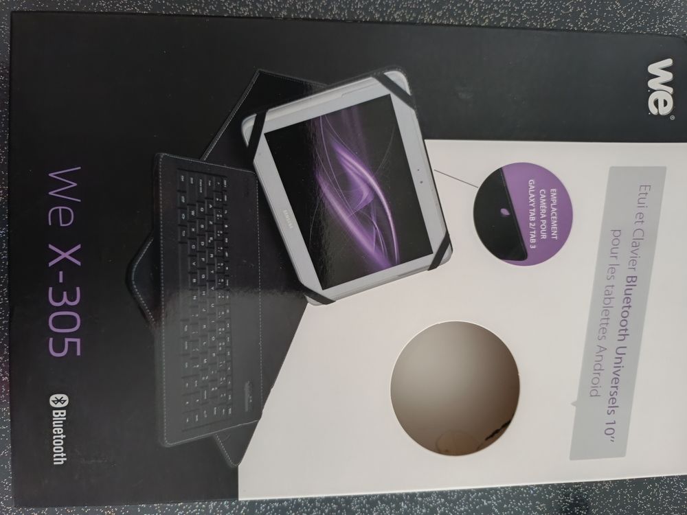 Etui et clavier pour tablette Android 10 Téléphones et tablettes