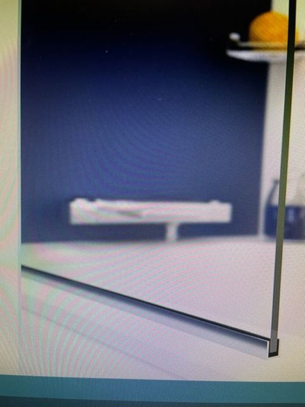 Paroi de baignoire 140cm x 65 cm verre 6 mm Meubles