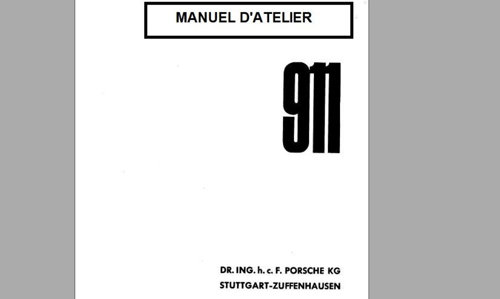 Manuel d'atelier en fran&ccedil;ais pour Porsche 911 SC 72 &agrave; 83 1040 pages Livres et BD