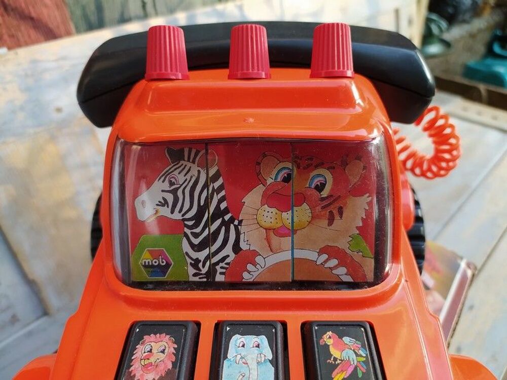 Jouet Vintage Smoby Auto Safari Ann&eacute;es 70/80 