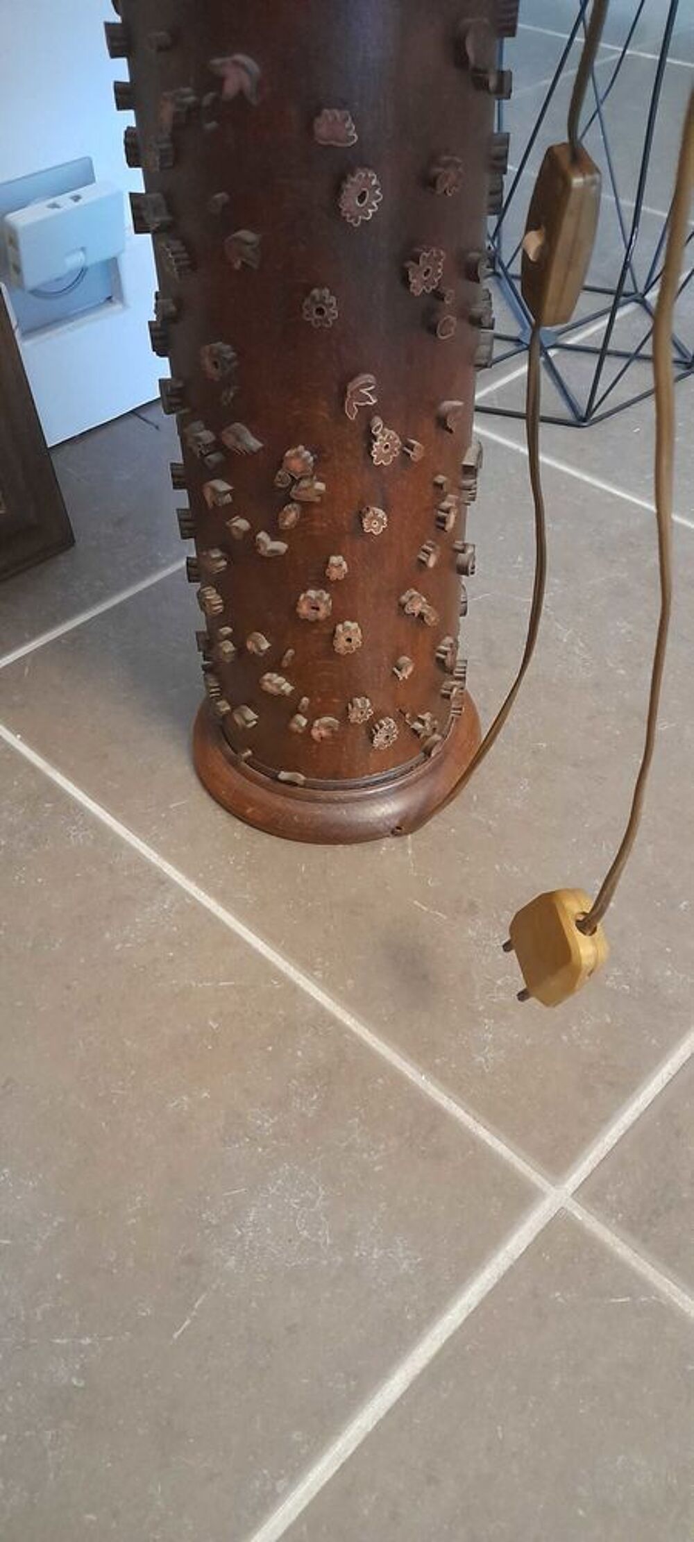 LAMPE AVEC ABAT JOUR. VINTAGE Décoration