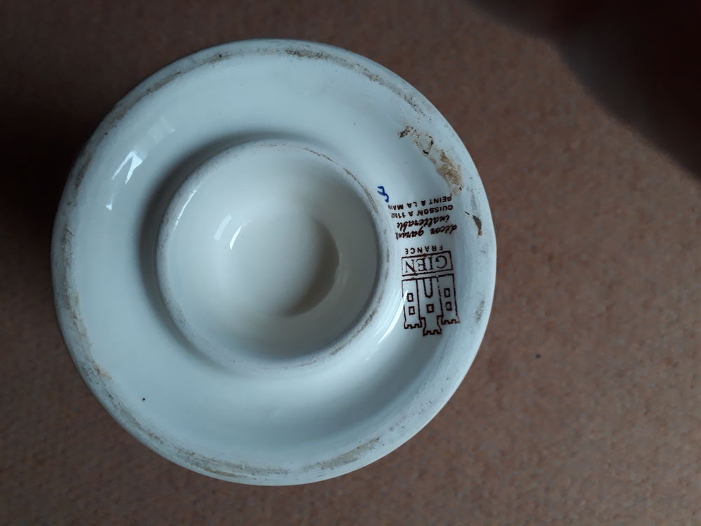 Cruche et cache-pot faiencerie de Gien D�coration