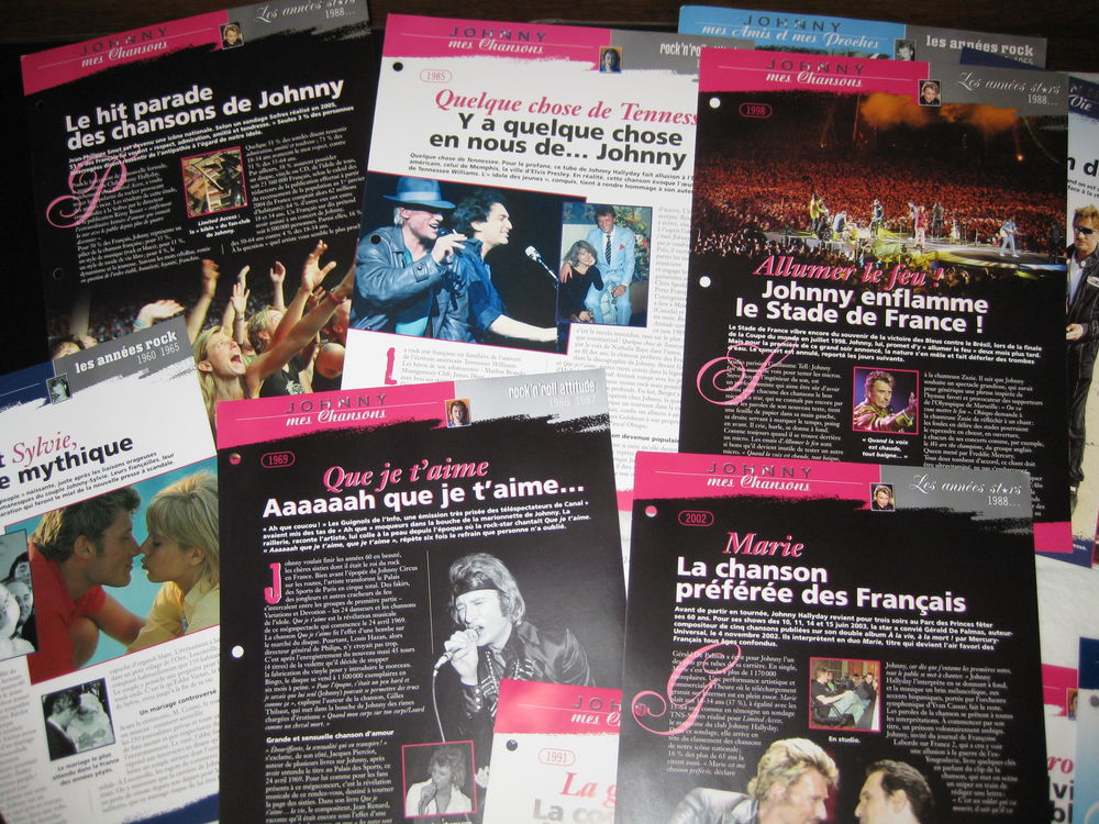  JOHNNY HALLYDAY DVD + doc +Photo + posters 