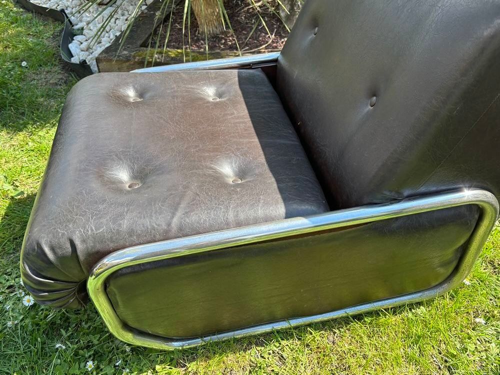 Ensemble canap&eacute; fauteuils ann&eacute;e 70 Meubles