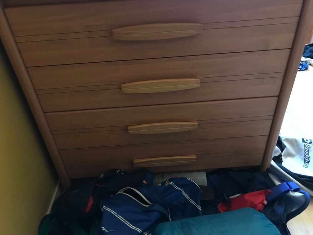 Chambre compl&egrave;te junior couleur aulne bois agglom&eacute;r&eacute; Meubles