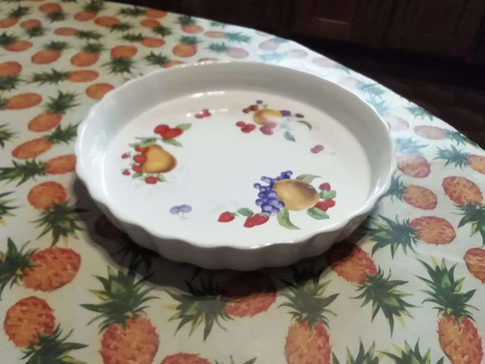 Magnifique plat d&eacute;cor d&eacute;pos&eacute; vintage ann&eacute;e 70 /80 Cuisine