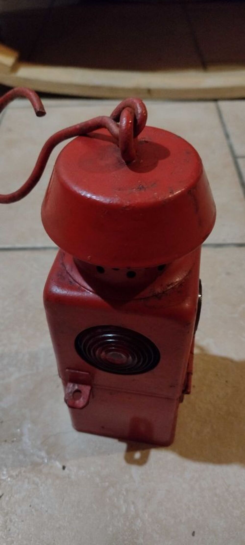 lampe a p&eacute;trole SNCF 