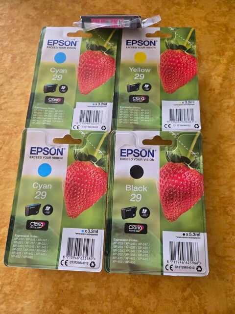 LOT DE 5 CARTOUCHES NEUVES POUR IMPRIMANTE EPSON 35 Villenave-d'Ornon (33)