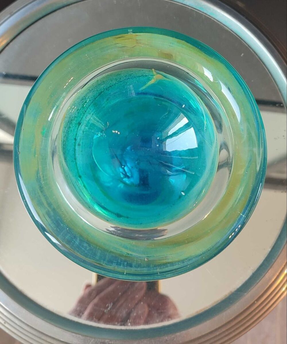 Bol Mdina Glass Artisanat d'art de Malte. 
