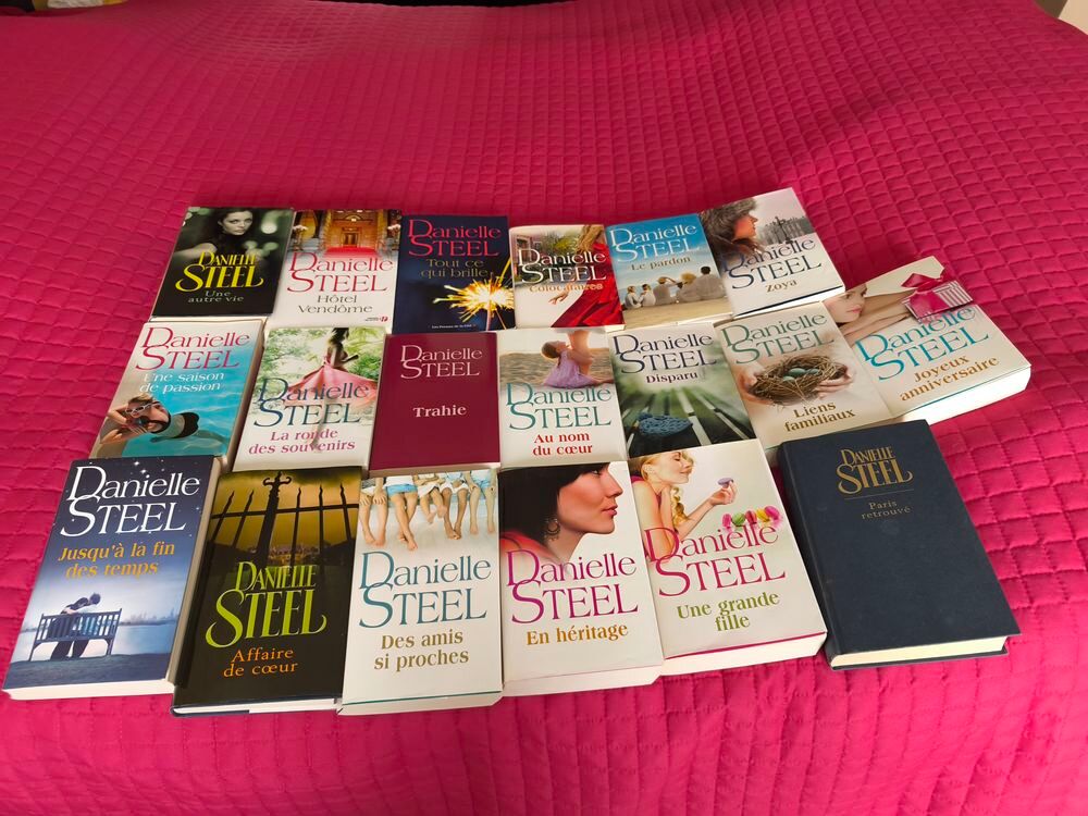 19 LIVRES DE DANIELLE STEELL Livres et BD