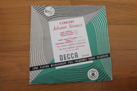 DISQUE VINYLE CONCERT JOHANN STRAUSS Saint-Apollinaire (21)