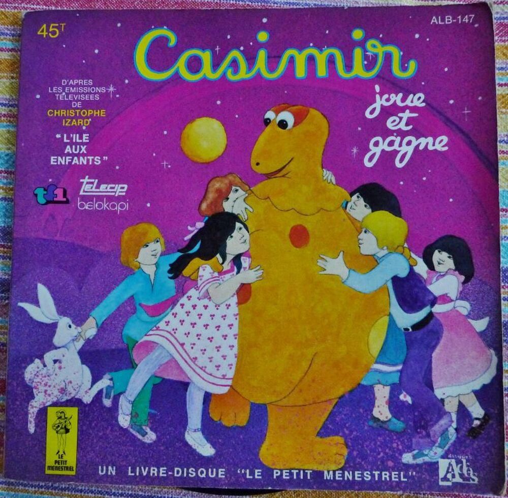 Livre disque vinyl CASIMIR CD et vinyles