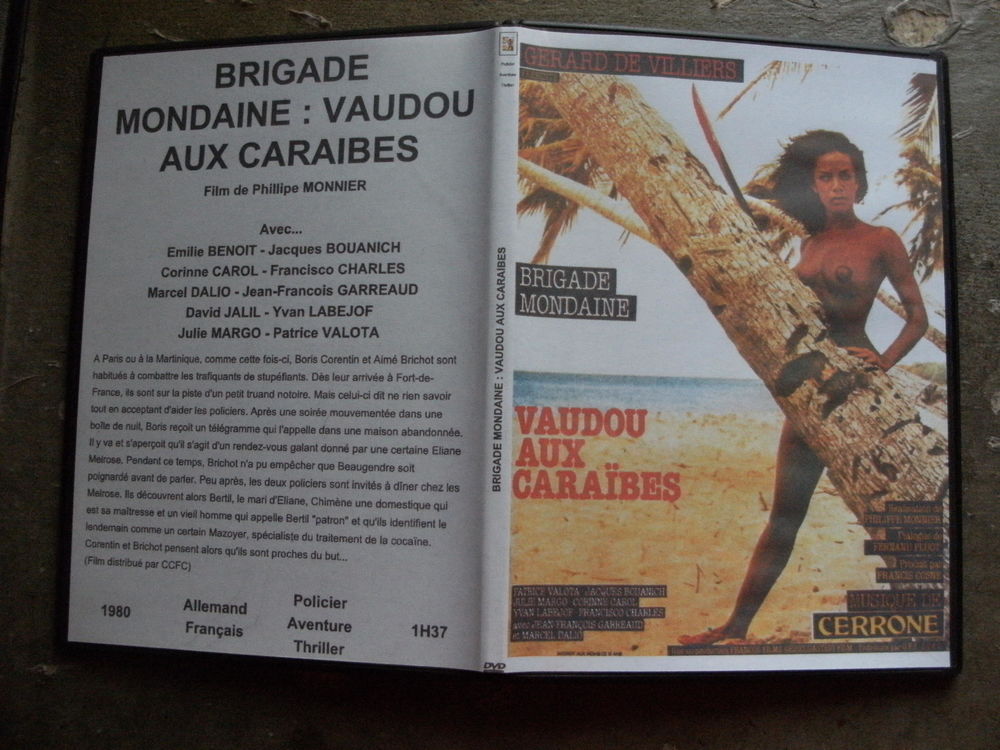 Film : " Brigade Mondaine : Vaudou aux Caraibes " DVD et blu-ray