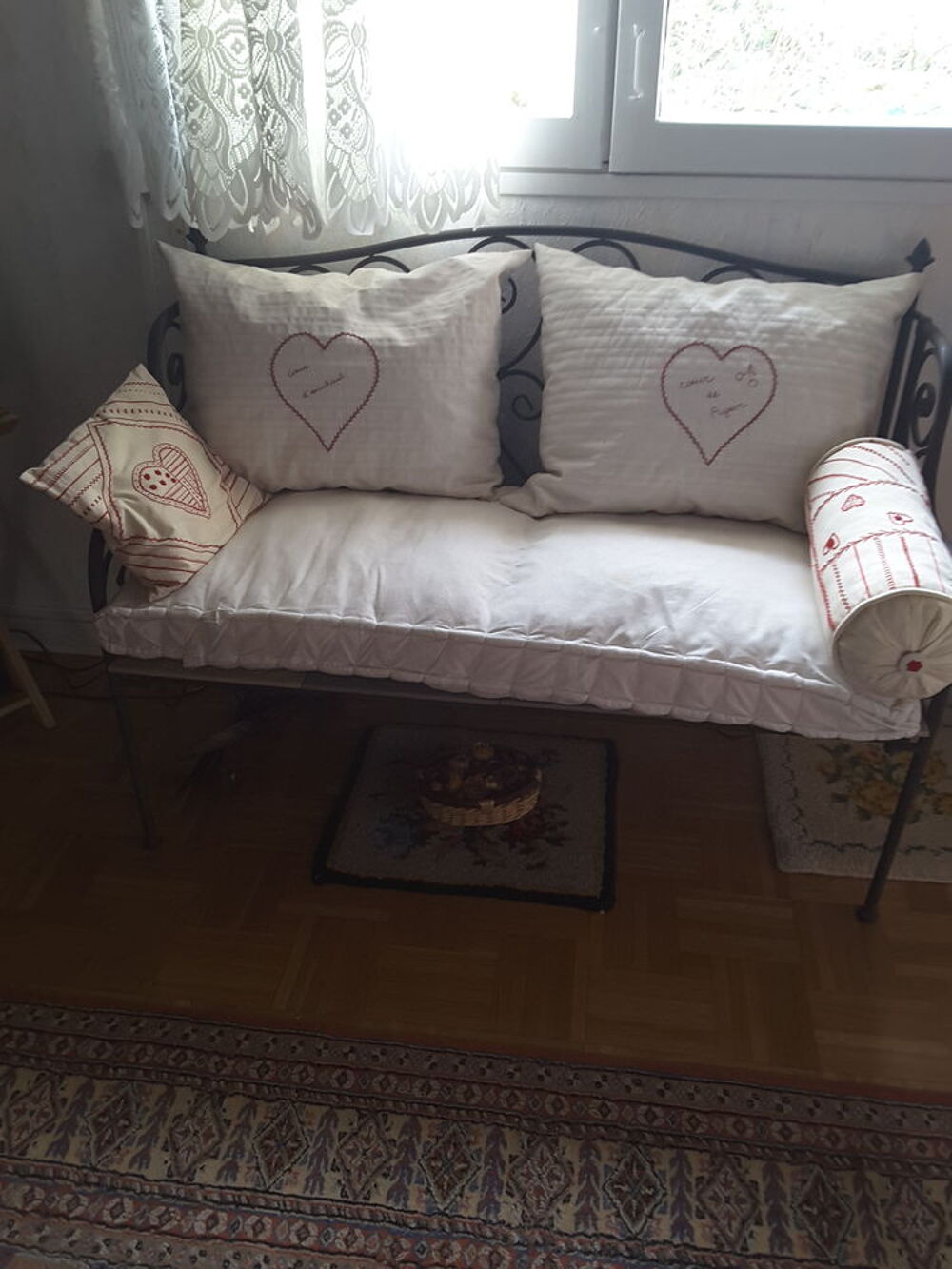 Banquette fer forger Meubles