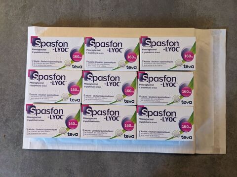 9x Spasfon Lyoc 160 mg antispasmodique
9 boîtes de comprimés 15 Marseille 13 (13)