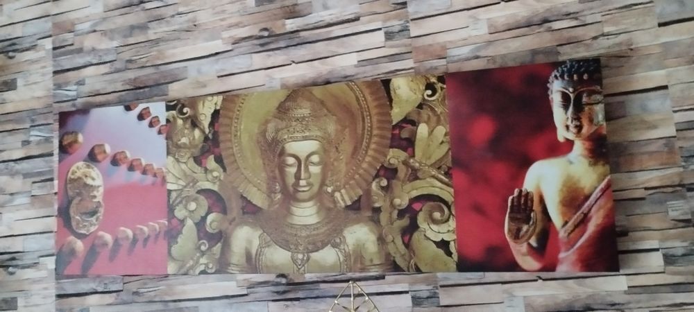 cadre bouddha et fontaine bouddha Décoration