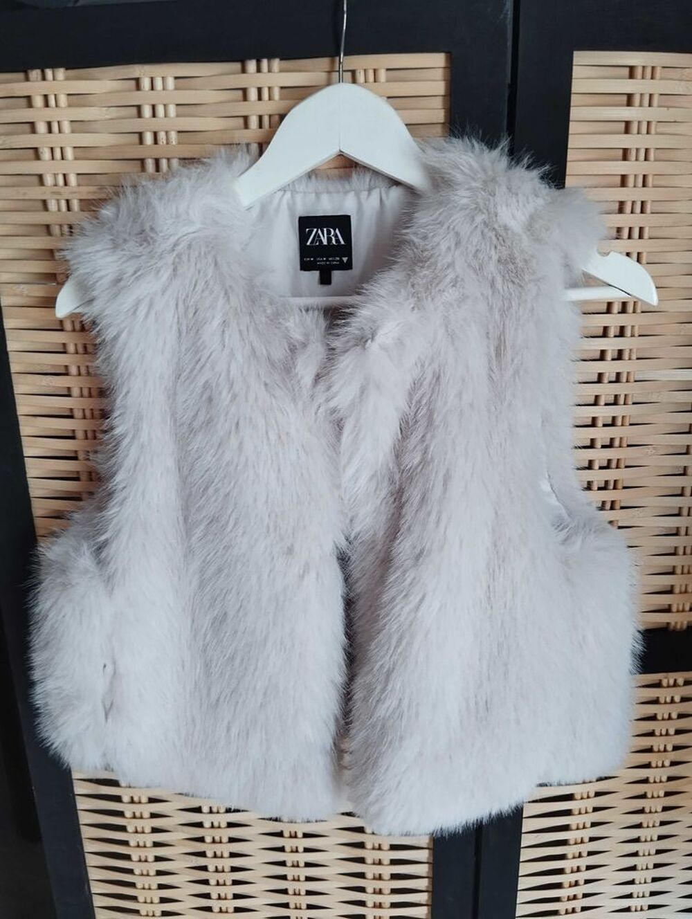 gilet fausse fourrure sans manche Vêtements
