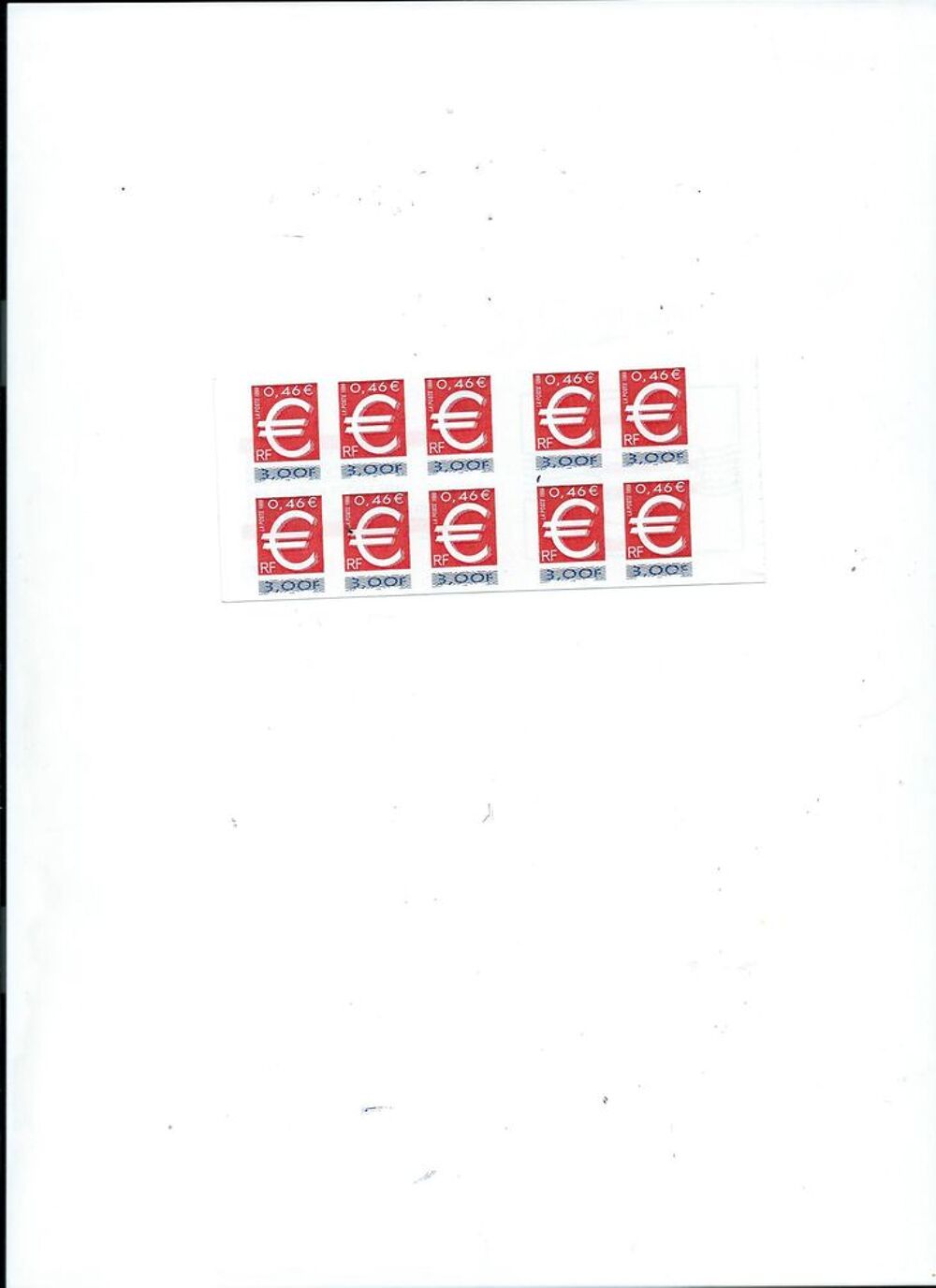 Carnets de timbres auto-adh&eacute;sifs 