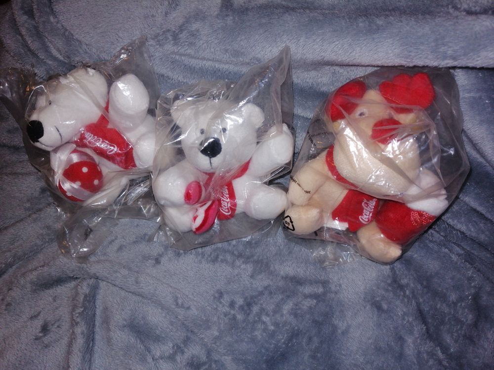 Mini peluches Coca-Cola 