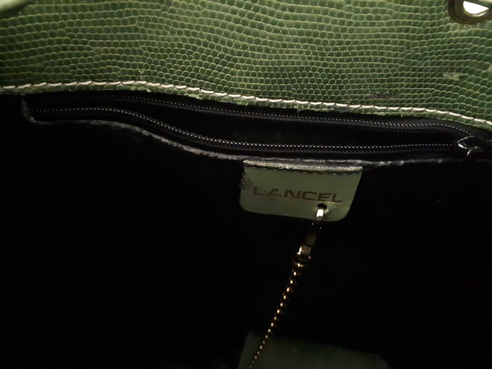 Sac seau LANCEL avec sa trousse assortie Maroquinerie