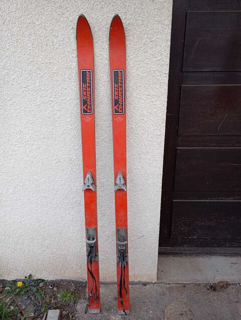 Skis vintage Dynastar �  d�co montagne / chalet authentique 50 Lure (70)