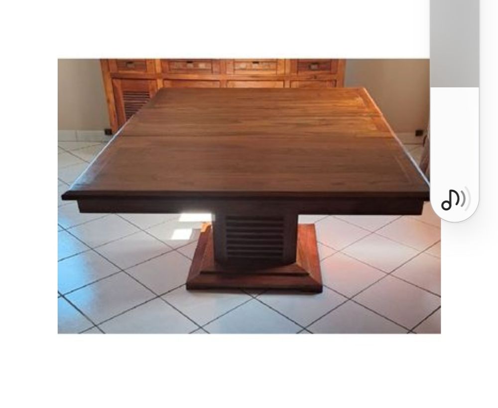 Table de salle &agrave; manger acacia massif Meubles