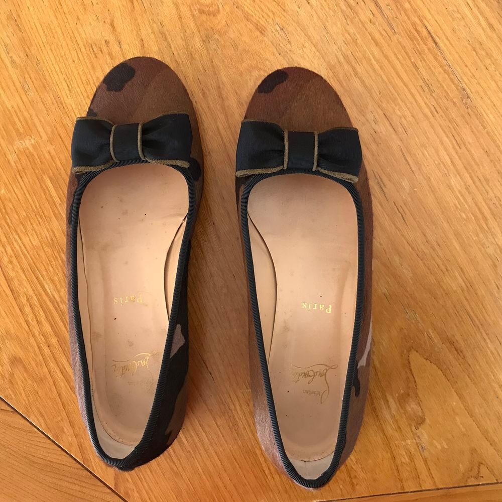 Ballerines l&eacute;opard Christian louboutin Chaussures