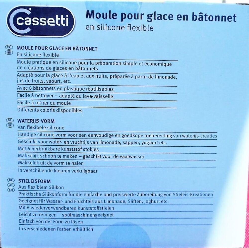 ensemble 2 articles > moules &agrave; glace + set de lestage nappes Cuisine